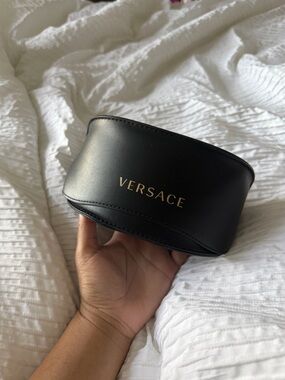 Versace Black Sunglasses 4393 with 3 total lenses. WORN TWICE